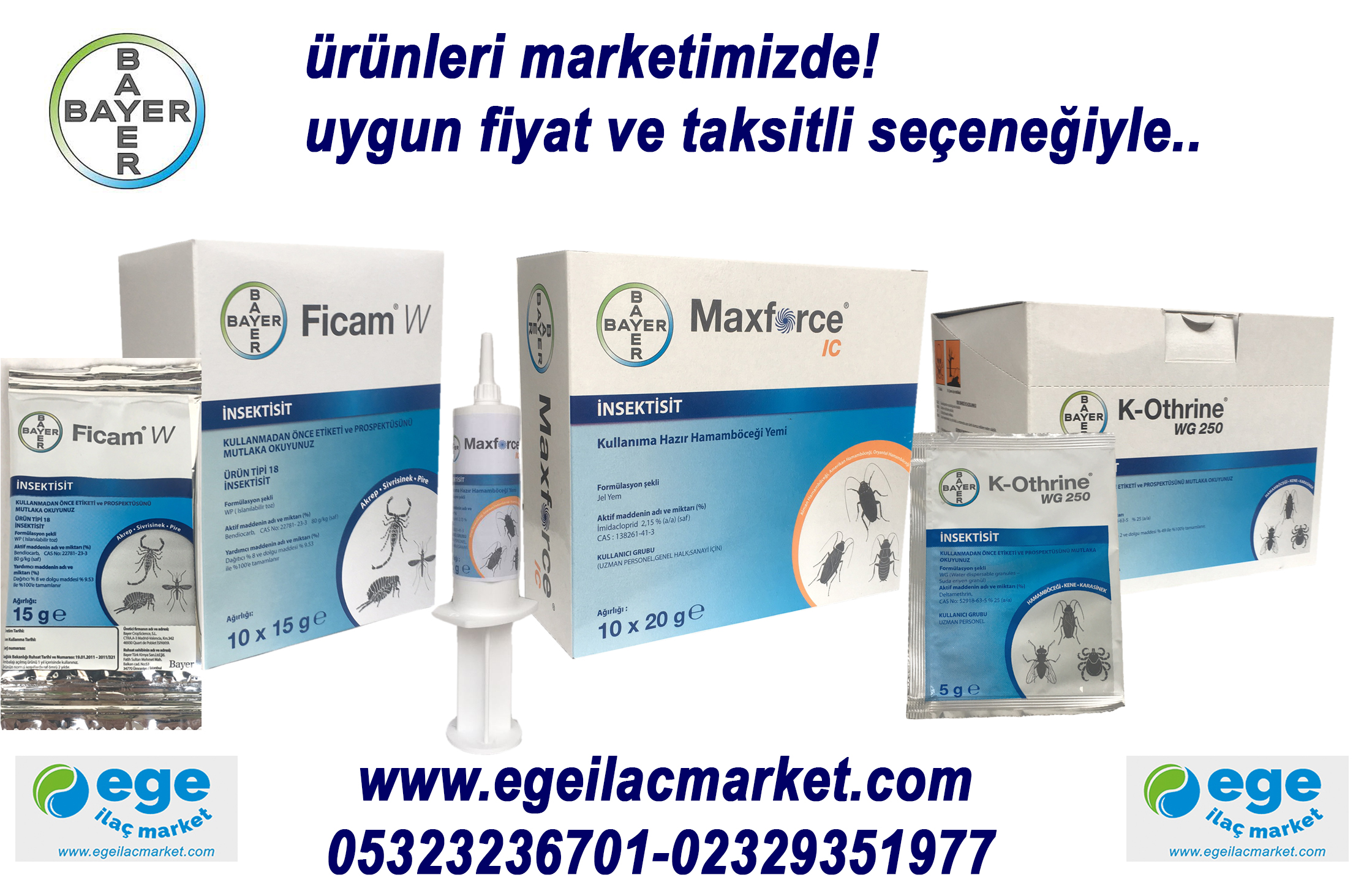 BAYER FİCAM W 62,5 GRAM