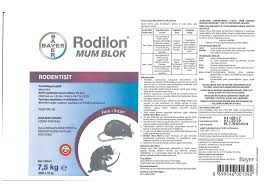 BAYER RODİLON MUM BLOK FARE ZEHİRİ 7,5 KG