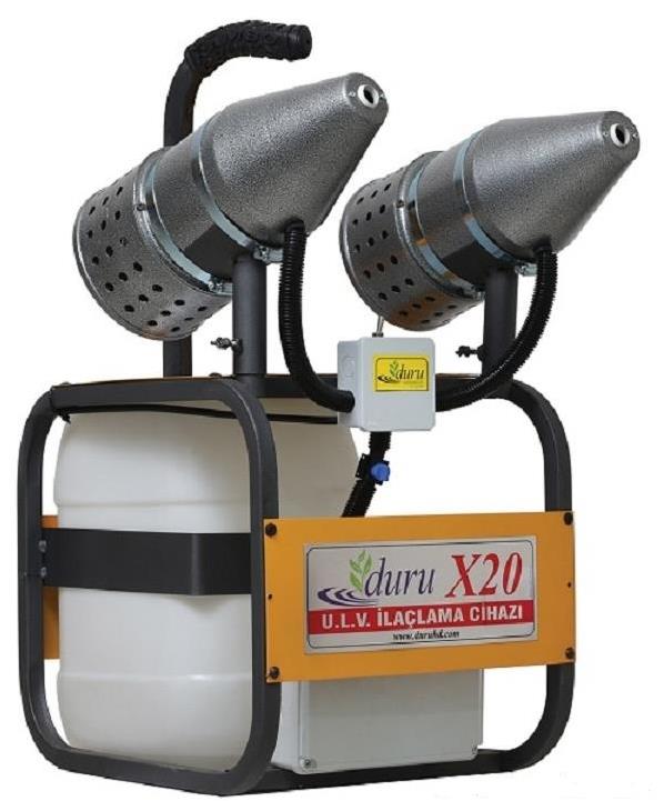 DURU X-20 ULV İlaçlama Nemlendirme Dezenfeksiyon Makinası