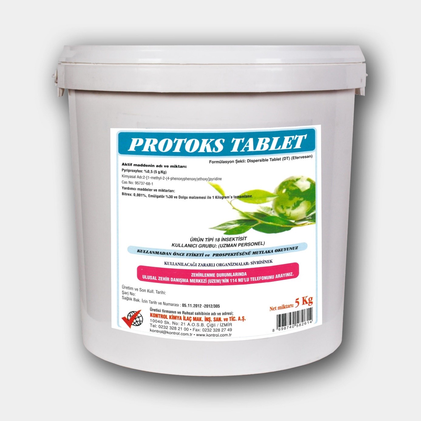 PROTOKS TABLET 5 KG LARVASİT LARVA İLACI