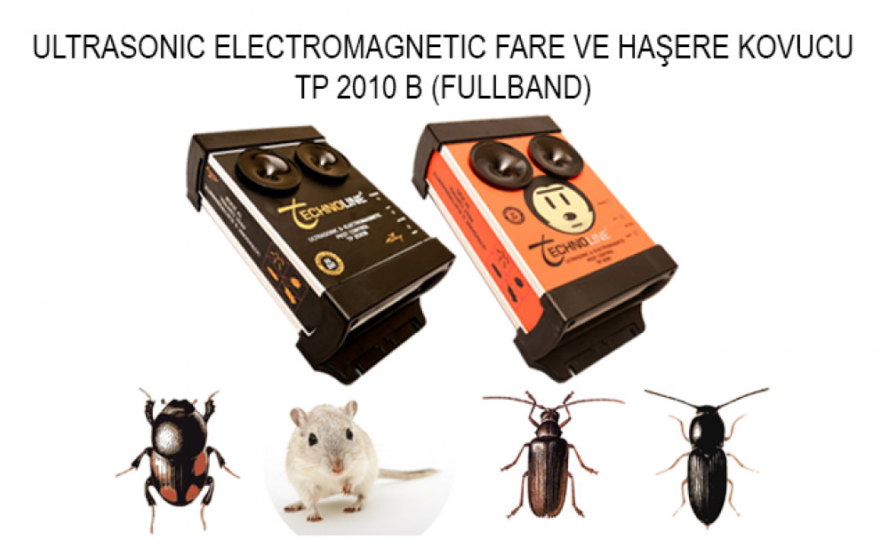 Technoline TP 2010 B FARE ve HAŞERE KOVUCU (FULLBAND) ULTRASONIC ELEKTROMAGNETIC