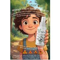 FLYFREE 100 ML. %100 DOĞAL SİVRİSİNEK KENE KOVUCU REPELLENT