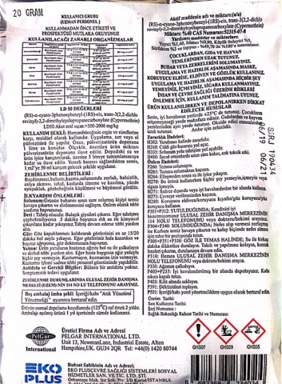 CYTROL FORTE WP 20 GRAM GENEL HAŞERE İLACI