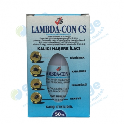 LAMBDA-CON CS 50 ml KENE -PİRE -HAMAMBÖCEĞİ İLACI 
