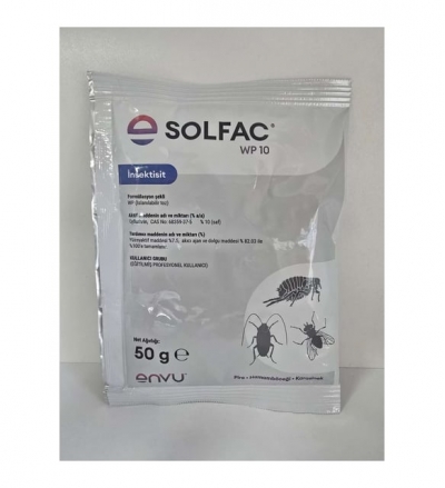 SOLFAC WP 10 50 GR BİT PİRE KENE TAHTAKURUSU İLACI